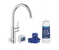 MONOMANDO COCINA PURE BAUCURVE GROHE BLUE